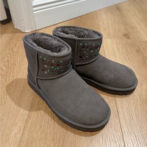 UGG Charcoal Shearling Boots